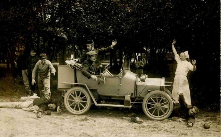 Reconstitution militaire comique (Col. Ch. RAMBLIERE)